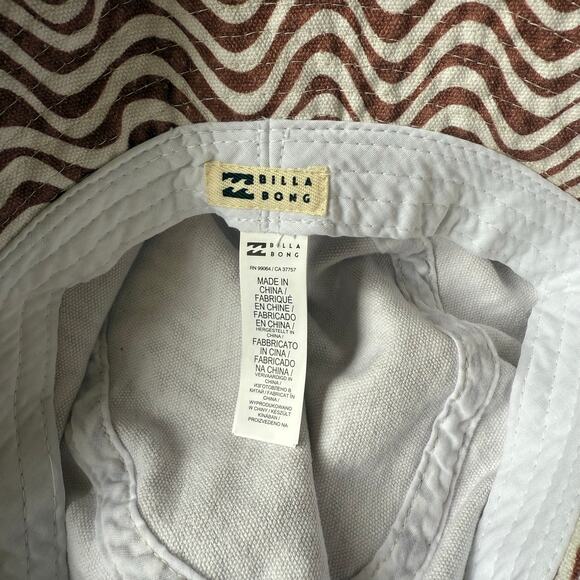 Billa Bong Swirl Bucket Hat Cotton Brown Retro Groovy NEW One Size - Picture 6 of 7